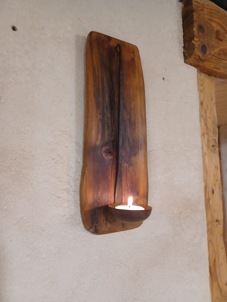 lanatureenlumiere-applique-murale-porte-bougie-décoration-nature-lumiere