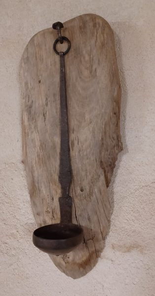 lanatureenlumiere.com-applique-murale-décoration-vieille-louche-bougie